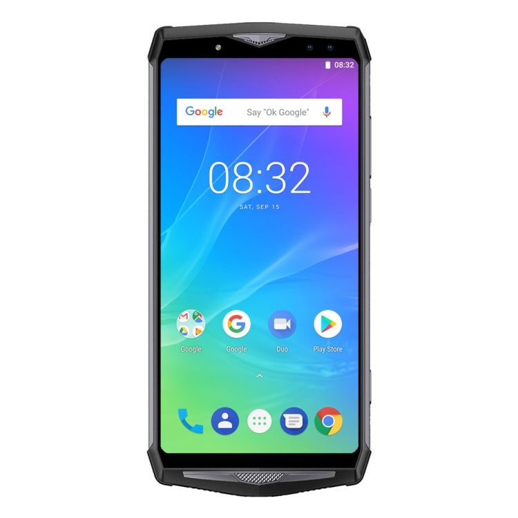 [HK Warehouse] Ulefone Power 5S, Dual 4G, 4GB+64GB, Dual Back Cameras + Dual Front Cameras, Face ID & Fingerprint Identification, 13000mAh Battery, 6.0 inch Android 8.1 MKT6763 Octa-core 64-bit up to 2.0GHz, Network: 4G,  Wireless Charge, OTG(Dark Gray)