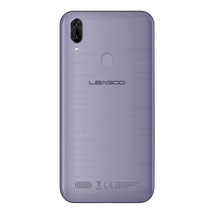 [HK Warehouse] LEAGOO M11, 2GB+16GB, Dual Back Cameras, 4000mAh Battery, Face ID & Fingerprint Identification, 6.18 inch Android 8.1 MTK6739 Quad Core, Network: 4G, Dual SIM
