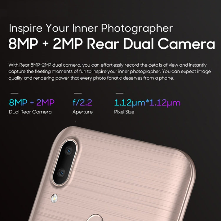 [HK Warehouse] LEAGOO M11, 2GB+16GB, Dual Back Cameras, 4000mAh Battery, Face ID & Fingerprint Identification, 6.18 inch Android 8.1 MTK6739 Quad Core, Network: 4G, Dual SIM