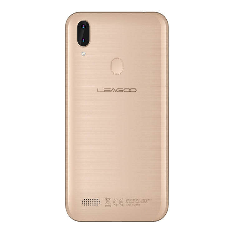 [HK Warehouse] LEAGOO M11, 2GB+16GB, Dual Back Cameras, 4000mAh Battery, Face ID & Fingerprint Identification, 6.18 inch Android 8.1 MTK6739 Quad Core, Network: 4G, Dual SIM