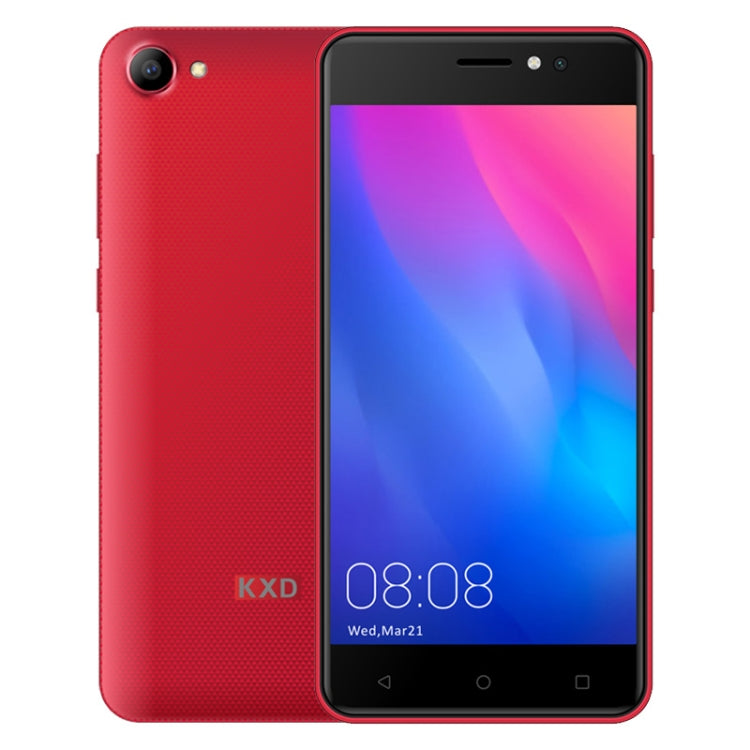 [HK Warehouse] KEN XIN DA W50, 1GB+8GB, 5.0 inch Android 6.0 MTK6580 Quad Core up to 1.3GHz, Network: 3G, Dual SIM(Red)