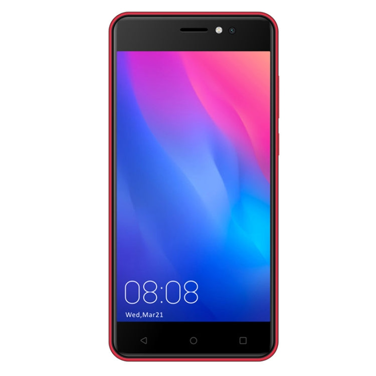 [HK Warehouse] KEN XIN DA W50, 1GB+8GB, 5.0 inch Android 6.0 MTK6580 Quad Core up to 1.3GHz, Network: 3G, Dual SIM(Red)