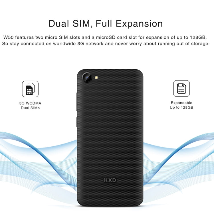 [HK Warehouse] KEN XIN DA W50, 1GB+8GB, 5.0 inch Android 6.0 MTK6580 Quad Core up to 1.3GHz, Network: 3G, Dual SIM(Red)