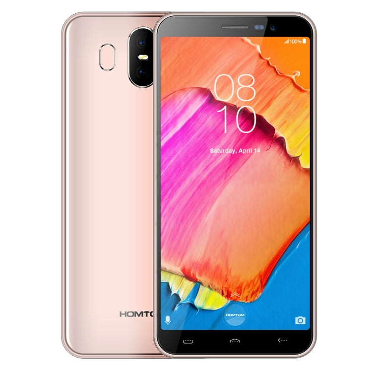 [HK Warehouse] HOMTOM S17, 2GB+16GB, Dual Back Cameras, Face ID & Fingerprint Identification, 5.5 inch Android 8.1 MTK6580 Quad Core up to 1.3GHz, Network: 3G, Dual SIM, OTA