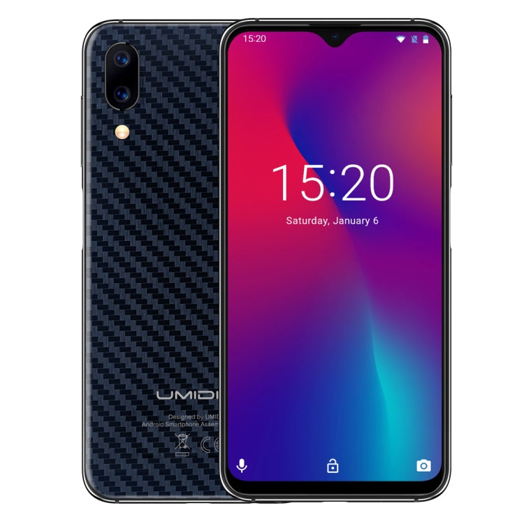 [HK Warehouse] UMIDIGI One Max, 4GB+128GB, Global Band Dual 4G, US Version, Dual Back Cameras, Face ID & Side Fingerprint Identification,  6.3 inch Android 8.1 MTK Helio P23 Octa Core up to 2.0GHz, Network: 4G, NFC, OTG, Dual SIM