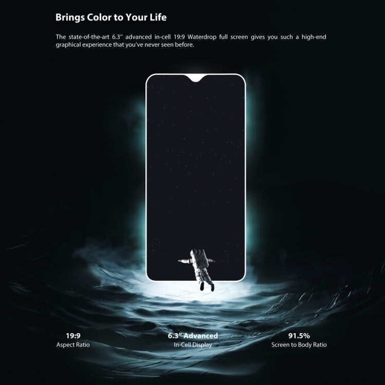 [HK Warehouse] UMIDIGI One Max, 4GB+128GB, Global Band Dual 4G, US Version, Dual Back Cameras, Face ID & Side Fingerprint Identification,  6.3 inch Android 8.1 MTK Helio P23 Octa Core up to 2.0GHz, Network: 4G, NFC, OTG, Dual SIM