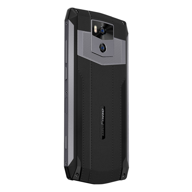 [HK Warehouse] Ulefone Power 5, 6GB+64GB, Dual Back Cameras + Dual Front Cameras, 13000mAh Battery, Face & Fingerprint Identification, 6.0 inch Android 8.1 MTK6763 Octa Core 64-bit up to 2.0GHz, Network: 4G, Wireless Charge, OTG, VoLTE(Dark Gray)