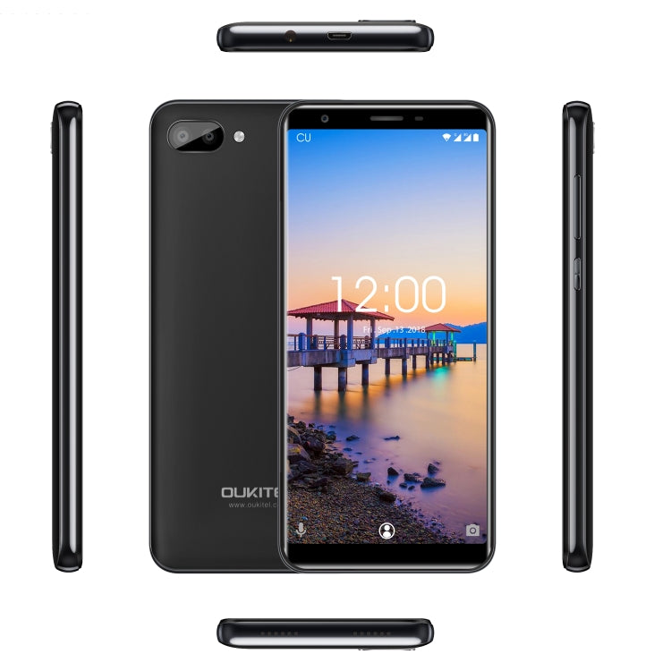 [HK Warehouse] OUKITEL C11, 1GB+8GB, Dual Back Cameras, 5.5 inch Android 8.1 MTK6580A Quad Core, Network: 3G, Dual SIM