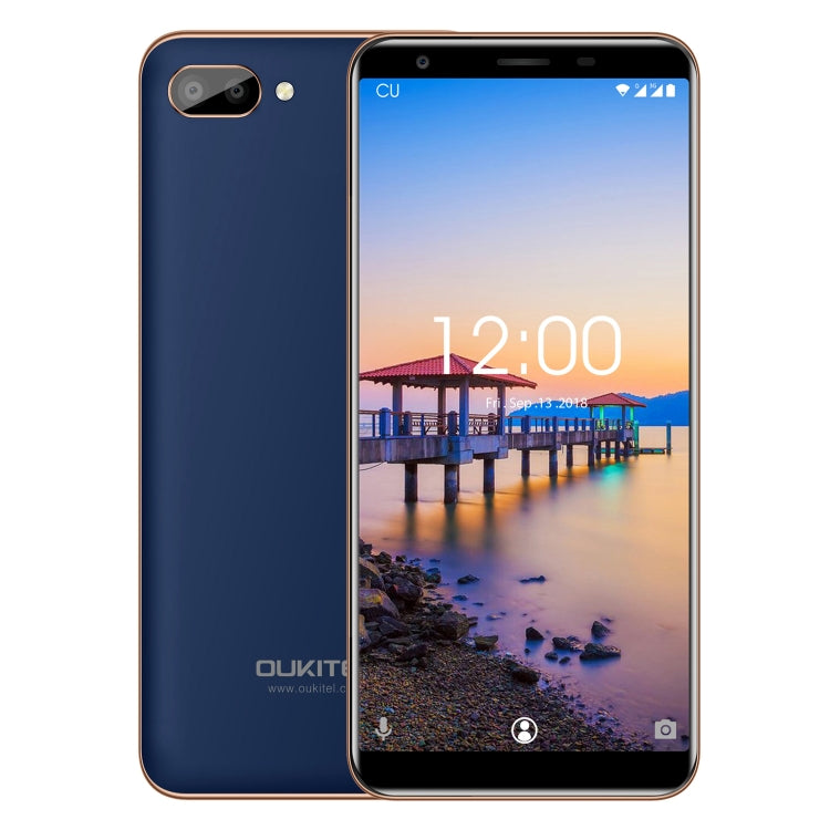 [HK Warehouse] OUKITEL C11, 1GB+8GB, Dual Back Cameras, 5.5 inch Android 8.1 MTK6580A Quad Core, Network: 3G, Dual SIM