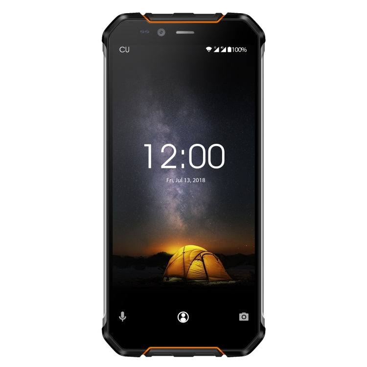 [HK Warehouse] OUKITEL WP1 Rugged Phone, 4GB+64GB, IP68 Waterproof Shockproof Dustproof, Dual Back Cameras, Fingerprint Identification, 5000mAh Battery, 5.5 inch Android 8.1 MTK6763 Octa Core up to 2.0GHz, Network: 4G, OTG, Wireless Charging(Orange)