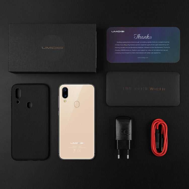 UMIDIGI A3, Dual 4G, 2GB+16GB, Dual Back Cameras, Face ID & Fingerprint Identification, 5.5 inch 2.5D Full Screen Android 8.1 MTK6739 Quad Core up to 1.5GHz, Network: 4G, Dual SIM