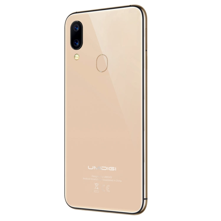UMIDIGI A3, Dual 4G, 2GB+16GB, Dual Back Cameras, Face ID & Fingerprint Identification, 5.5 inch 2.5D Full Screen Android 8.1 MTK6739 Quad Core up to 1.5GHz, Network: 4G, Dual SIM