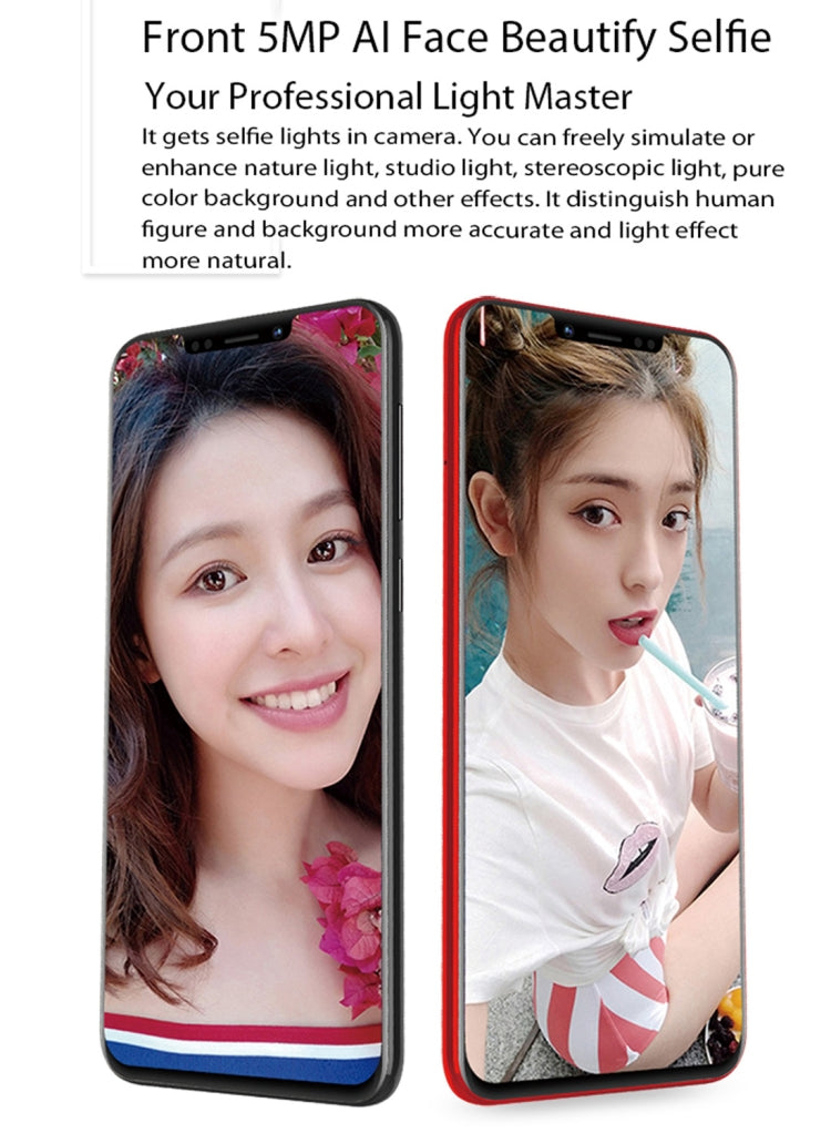 Meiigoo S9, 4GB+32GB, Dual Back Cameras, Face & Fingerprint Identification, 6.18 inch Notch Screen Android 8.1 MTK6750 Octa Core up to 1.5GHz, Network: 4G