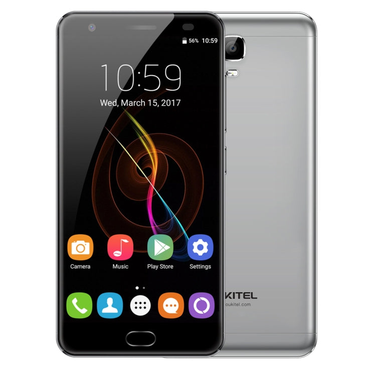 [HK Warehouse] OUKITEL K6000 Plus, 4GB+64GB, South American Version, Fingerprint Identification, 6080mAh Battery, 5.5 inch Android 7.0 MTK6750T Octa Core up to 1.5GHz, Network: 4G, Dual SIM, OTG(Grey)