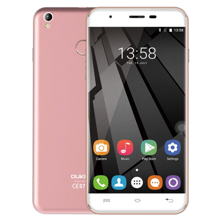 [HK Warehouse] OUKITEL U7 Plus, 2GB+16GB, South American Version, 5.5 inch Android 6.0 MTK6737 Quad Core up to 1.3GHz, Network: 4G, Dual SIM(Rose Gold)