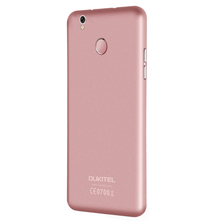 [HK Warehouse] OUKITEL U7 Plus, 2GB+16GB, South American Version, 5.5 inch Android 6.0 MTK6737 Quad Core up to 1.3GHz, Network: 4G, Dual SIM(Rose Gold)