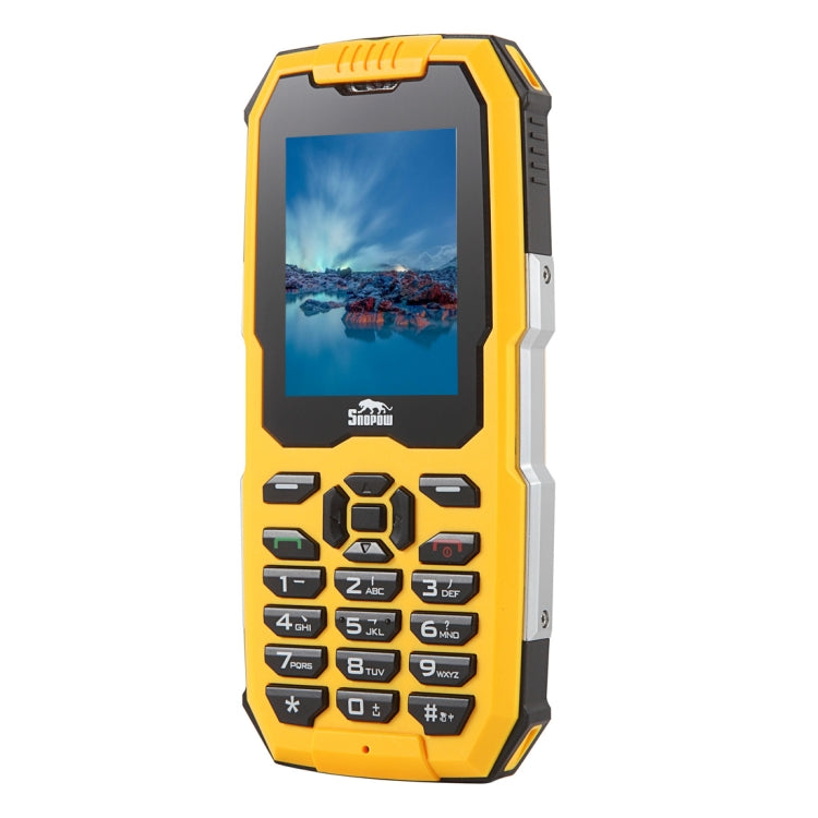 Snopow M2 Triple Proofing Phone, IP68 Waterproof Dustproof Shockproof, 2500mAh Battery, 2.4 inch, MTK6261D, Bluetooth, FM, Dual SIM