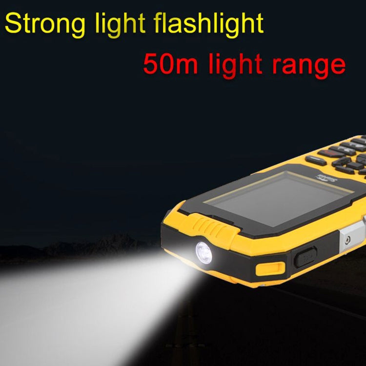 Snopow M2 Triple Proofing Phone, IP68 Waterproof Dustproof Shockproof, 2500mAh Battery, 2.4 inch, MTK6261D, Bluetooth, FM, Dual SIM