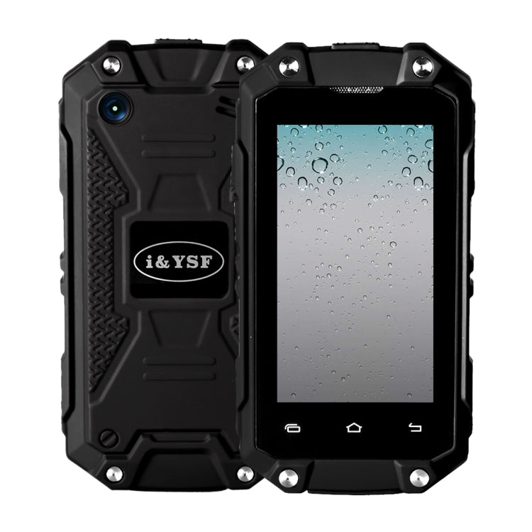 J5+ Triple Proofing Phone, 1GB+8GB, IP65 Waterproof Dustproof Shockproof,  Android 5.1 MTK6580 Quad Core, Network: 3G, Dual SIM, OTG, GPS, FM(Black)