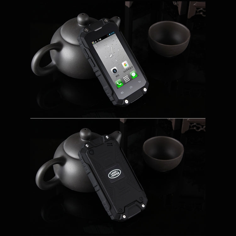 J5+ Triple Proofing Phone, 1GB+8GB, IP65 Waterproof Dustproof Shockproof,  Android 5.1 MTK6580 Quad Core, Network: 3G, Dual SIM, OTG, GPS, FM(Black)