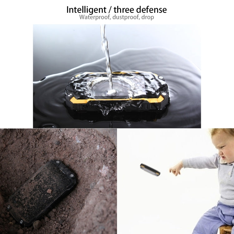J5+ Triple Proofing Phone, 1GB+8GB, IP65 Waterproof Dustproof Shockproof,  Android 5.1 MTK6580 Quad Core, Network: 3G, Dual SIM, OTG, GPS, FM(Black)