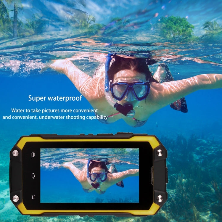 J5+ Triple Proofing Phone, 1GB+8GB, IP65 Waterproof Dustproof Shockproof,  Android 5.1 MTK6580 Quad Core, Network: 3G, Dual SIM, OTG, GPS, FM(Black)
