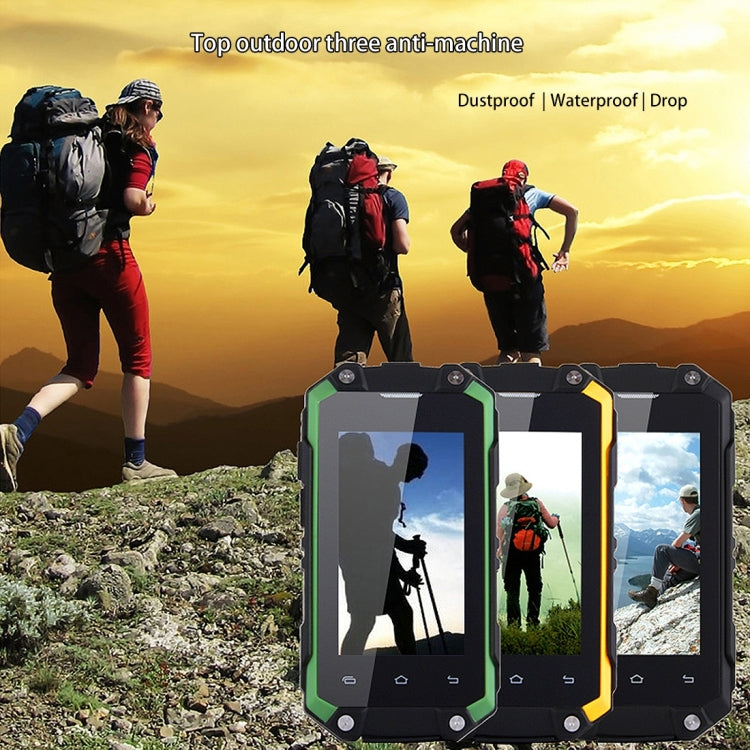 J5+ Triple Proofing Phone, 1GB+8GB, IP65 Waterproof Dustproof Shockproof,  Android 5.1 MTK6580 Quad Core, Network: 3G, Dual SIM, OTG, GPS, FM(Black)