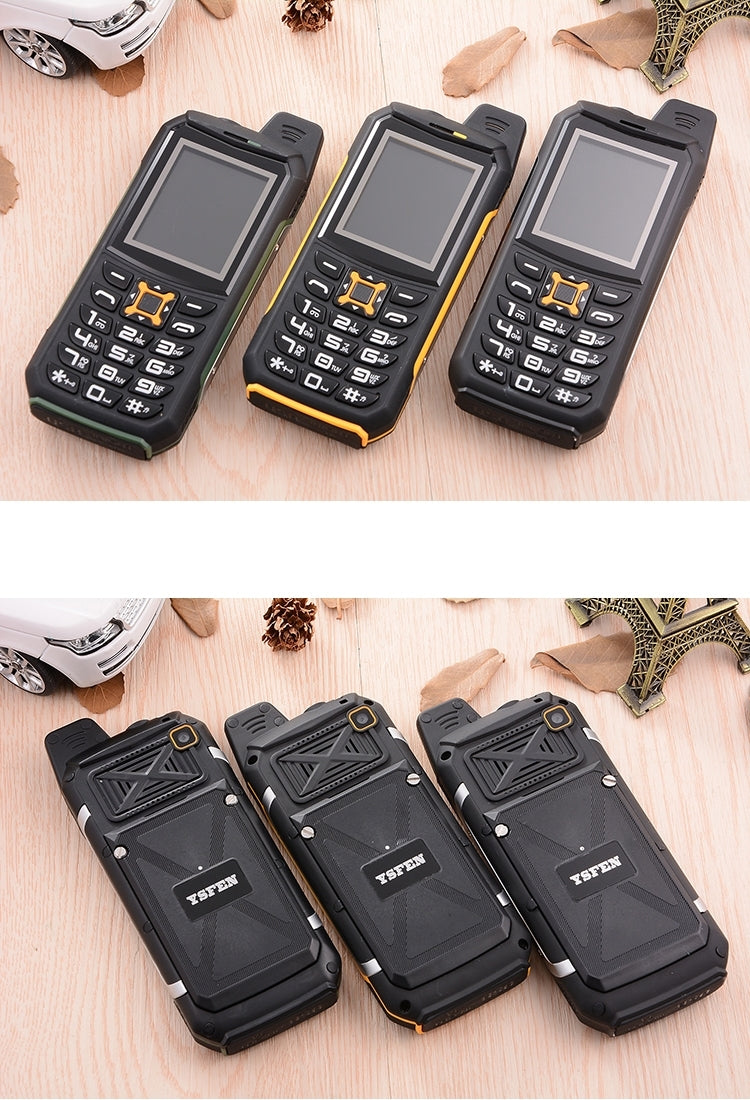 M21 Triple Proofing Phone, Dual SIM, IP68 Waterproof Shockproof Dustproof,  2.0 inch, SC6531CA Chipset, 21 Keys, LED Flashlight, FM, TF, Bluetooth(Green)