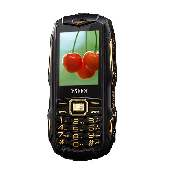 Y809 Triple Proofing Phone, Dual SIM, IP67 Waterproof Shockproof Dustproof,  2.4 inch, SC6531CA Chipset, 21 Keys, LED Flashlight, FM, TF, Bluetooth