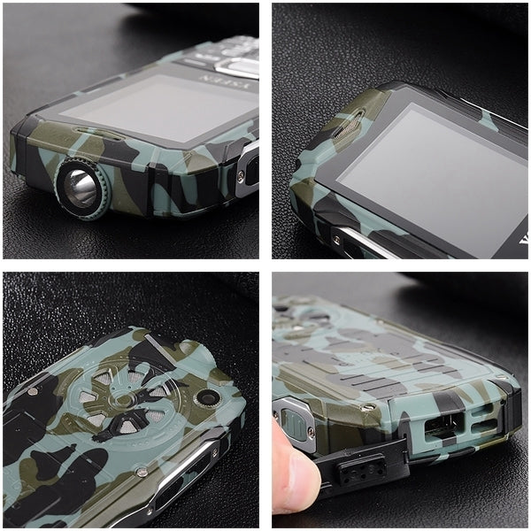 Y809 Triple Proofing Phone, Dual SIM, IP67 Waterproof Shockproof Dustproof,  2.4 inch, SC6531CA Chipset, 21 Keys, LED Flashlight, FM, TF, Bluetooth
