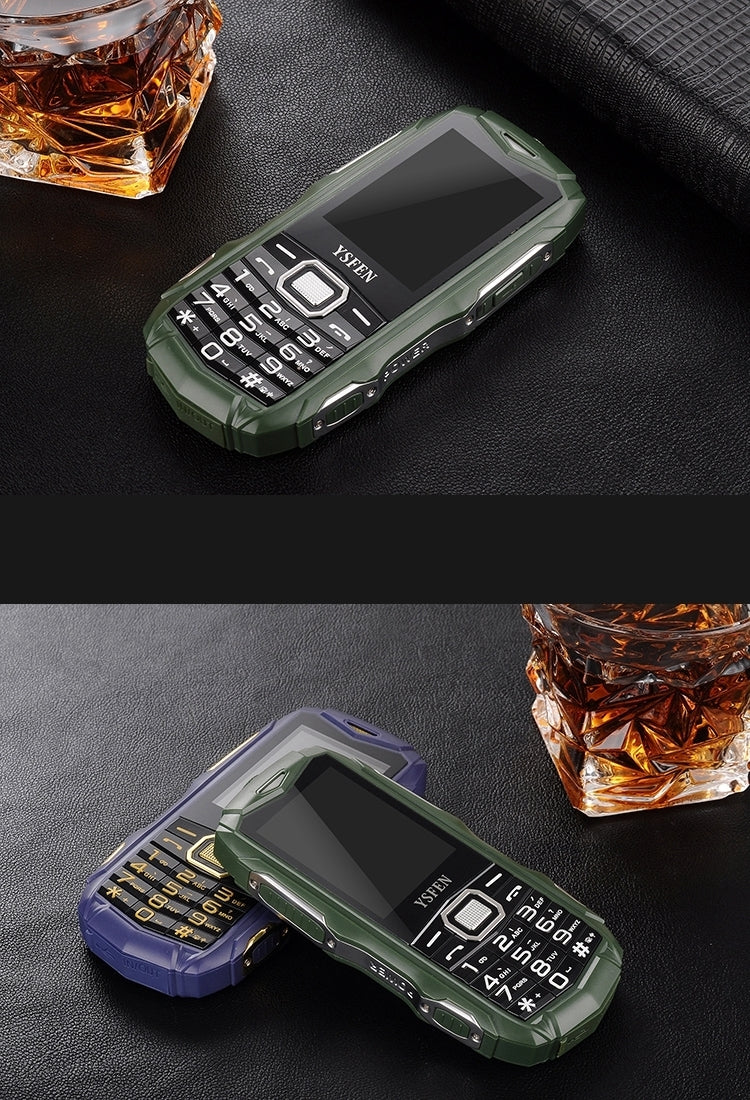 Y809 Triple Proofing Phone, Dual SIM, IP67 Waterproof Shockproof Dustproof,  2.4 inch, SC6531CA Chipset, 21 Keys, LED Flashlight, FM, TF, Bluetooth