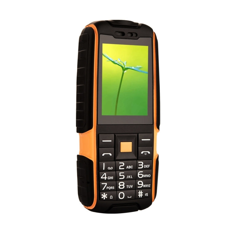 DTNO.1 A9 Triple Proofing Phone, 4800mAh Battery, IP67 Waterproof Shockproof Dustproof,  2.4 inch, MTK6261 Chipset, 21 Keys, LED Flashlight, FM, Dual SIM