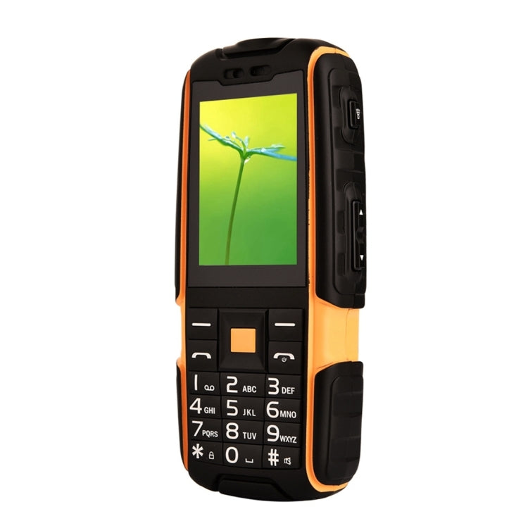 DTNO.1 A9 Triple Proofing Phone, 4800mAh Battery, IP67 Waterproof Shockproof Dustproof,  2.4 inch, MTK6261 Chipset, 21 Keys, LED Flashlight, FM, Dual SIM