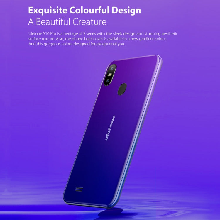 [HK Warehouse] Ulefone S10 Pro,  2GB+16GB, Dual Back Cameras, Face ID & Fingerprint Identification, 5.7 inch Android 8.1 MTK6739WA Quad-core 64-bit up to 1.3GHz, Network: 4G, OTG, Dual SIM