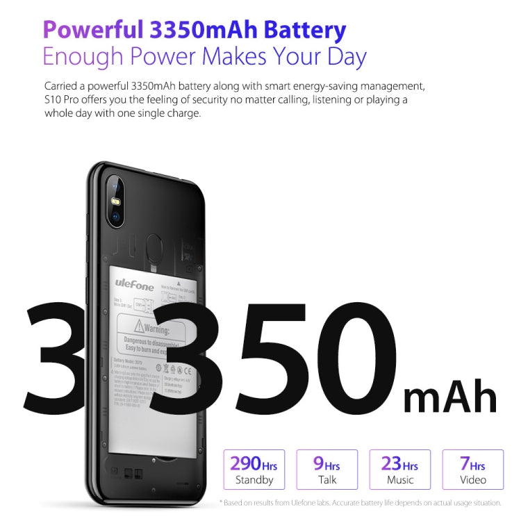 [HK Warehouse] Ulefone S10 Pro,  2GB+16GB, Dual Back Cameras, Face ID & Fingerprint Identification, 5.7 inch Android 8.1 MTK6739WA Quad-core 64-bit up to 1.3GHz, Network: 4G, OTG, Dual SIM