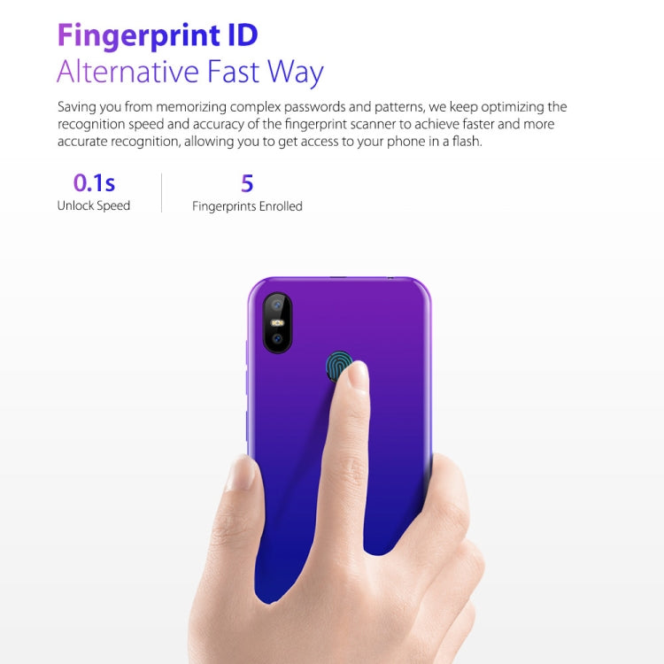 [HK Warehouse] Ulefone S10 Pro,  2GB+16GB, Dual Back Cameras, Face ID & Fingerprint Identification, 5.7 inch Android 8.1 MTK6739WA Quad-core 64-bit up to 1.3GHz, Network: 4G, OTG, Dual SIM