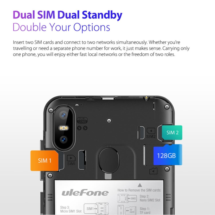 [HK Warehouse] Ulefone S10 Pro,  2GB+16GB, Dual Back Cameras, Face ID & Fingerprint Identification, 5.7 inch Android 8.1 MTK6739WA Quad-core 64-bit up to 1.3GHz, Network: 4G, OTG, Dual SIM