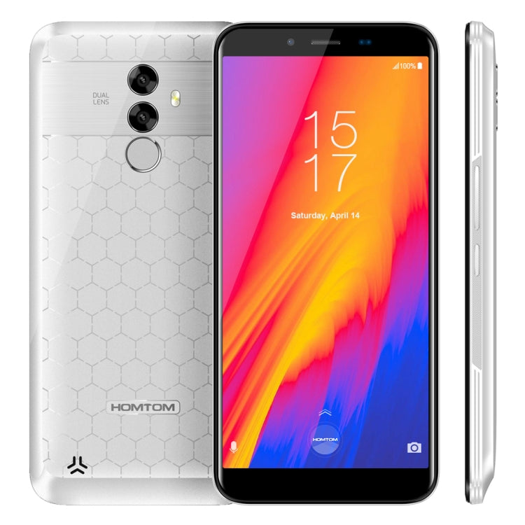 [HK Warehouse] HOMTOM S99, 4GB+64GB, Dual Back Cameras, Face ID & Fingerprint Identification, 6200mAh Battery, 5.5 inch Android 8.0 MTK6750 Octa Core up to 1.5GHz, Network: 4G, Dual SIM, OTG, OTA