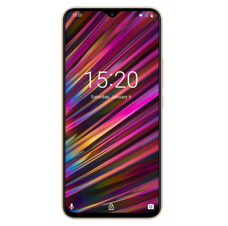 [HK Warehouse] UMIDIGI F1, 4GB+128GB, EU Version, Dual Back Cameras, 5150mAh Battery, Face ID & Fingerprint Identification, 6.3 inch Full Screen Android 9.0 MTK Helio P60 Octa Core up to 2.0GHz, Network: 4G, OTG, NFC, Dual SIM(Gold)