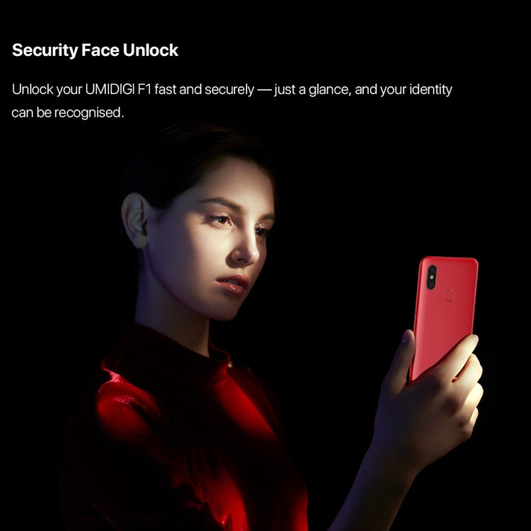 [HK Warehouse] UMIDIGI F1, 4GB+128GB, EU Version, Dual Back Cameras, 5150mAh Battery, Face ID & Fingerprint Identification, 6.3 inch Full Screen Android 9.0 MTK Helio P60 Octa Core up to 2.0GHz, Network: 4G, OTG, NFC, Dual SIM(Gold)