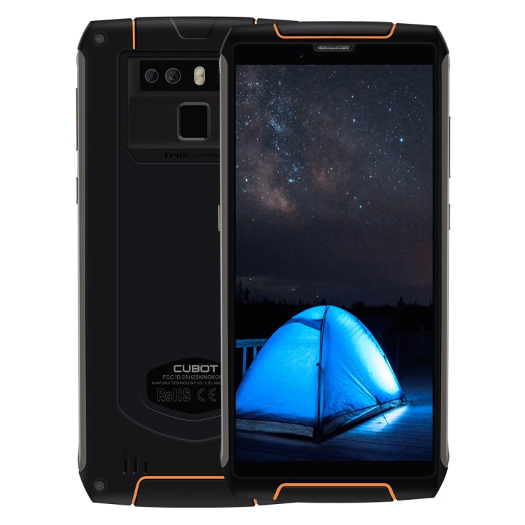 [HK Warehouse] CUBOT Kingkong 3 Rugged Phone, 4GB+64GB, IP68 Waterproof Dustproof Shockproof, 6000mAh Battery, Dual Back Cameras, 5.5 inch Android 8.1 MTK6763T Octa Core, Network: 4G, NFC, OTG, Dual SIM(Black)