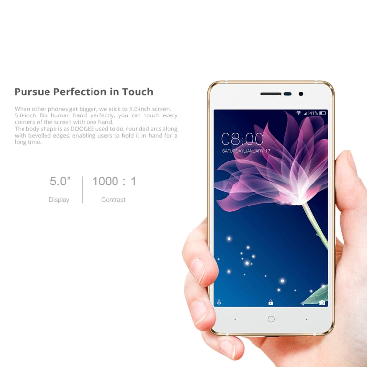 [HK Warehouse] DOOGEE X10S, 1GB+8GB, 5.0 inch Android GO MTK6580M Quad Core up to 1.3GHz, Network: 3G, OTA, Dual SIM