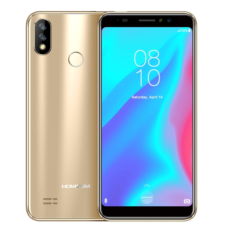 [HK Warehouse] HOMTOM C8, 2GB+16GB, Dual Back Cameras, Face ID & Fingerprint Identification, 5.5 inch Android 8.1 MTK6739 Quad Core up to 1.3GHz, Network: 4G, OTG, OTA, Dual SIM