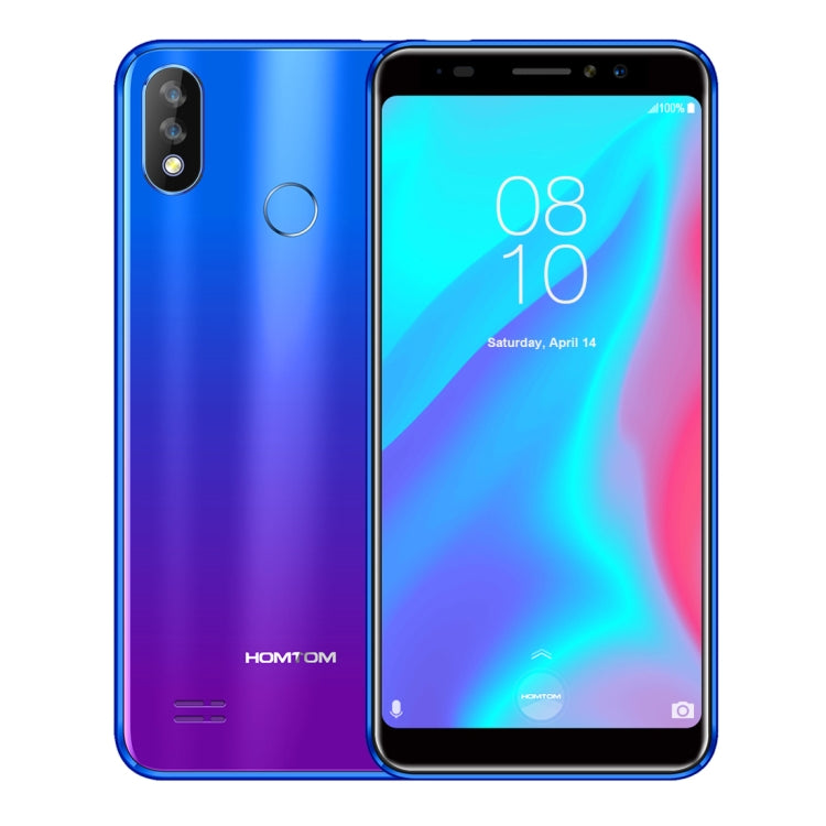 [HK Warehouse] HOMTOM C8, 2GB+16GB, Dual Back Cameras, Face ID & Fingerprint Identification, 5.5 inch Android 8.1 MTK6739 Quad Core up to 1.3GHz, Network: 4G, OTG, OTA, Dual SIM