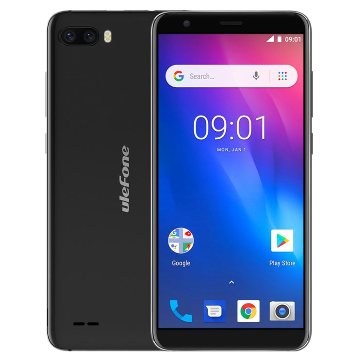 [HK Warehouse] Ulefone S1, 1GB+8GB, Dual Back Cameras, Face Identification, 5.5 inch Android GO 8.1 MTK6580 Quad-core 64-bit up to 1.3GHz, Network: 3G, Dual SIM