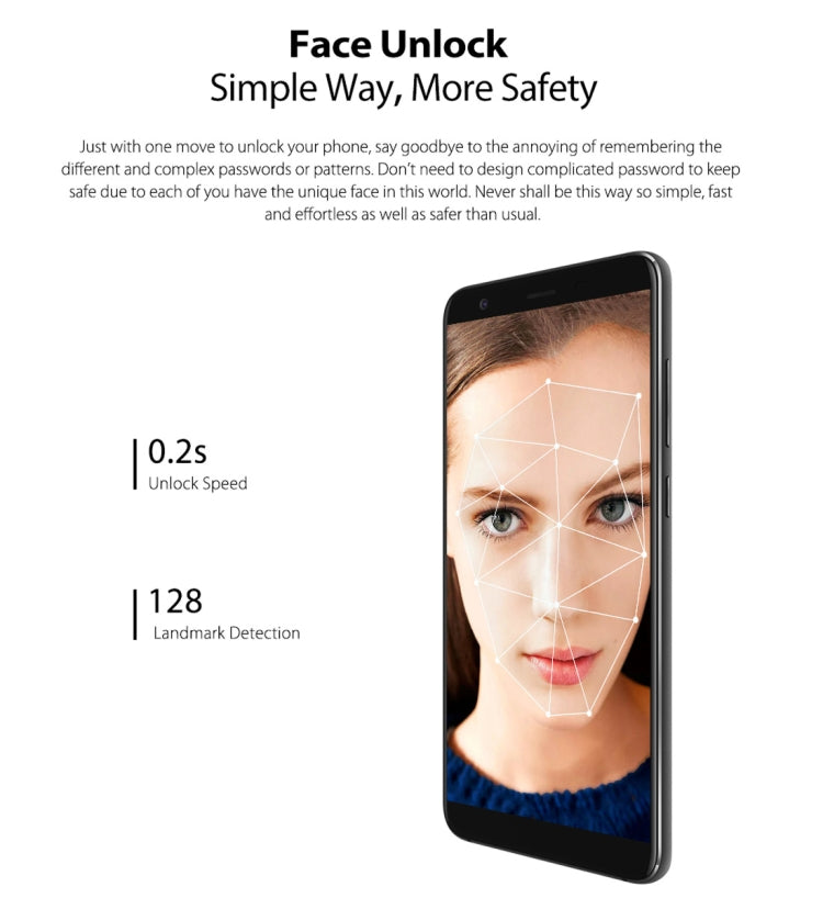 [HK Warehouse] Ulefone S1, 1GB+8GB, Dual Back Cameras, Face Identification, 5.5 inch Android GO 8.1 MTK6580 Quad-core 64-bit up to 1.3GHz, Network: 3G, Dual SIM