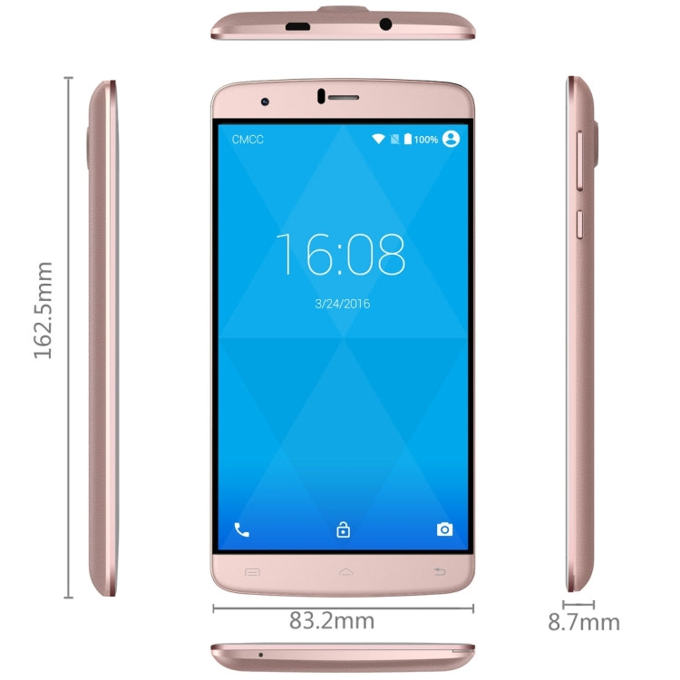 iNew U9 Plus, 2GB+16GB, 6.0 inch 2.5D Android 5.1 MTK6735A Quad Core 1.3GHz,