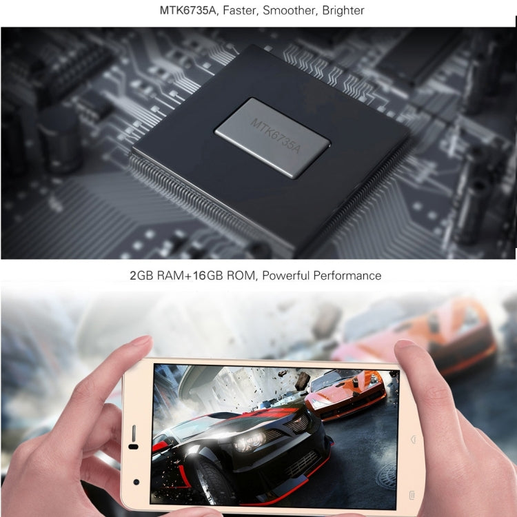 iNew U9 Plus, 2GB+16GB, 6.0 inch 2.5D Android 5.1 MTK6735A Quad Core 1.3GHz,