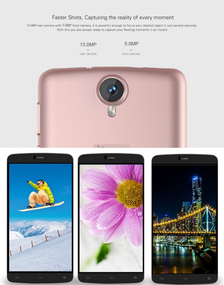 iNew U9 Plus, 2GB+16GB, 6.0 inch 2.5D Android 5.1 MTK6735A Quad Core 1.3GHz,