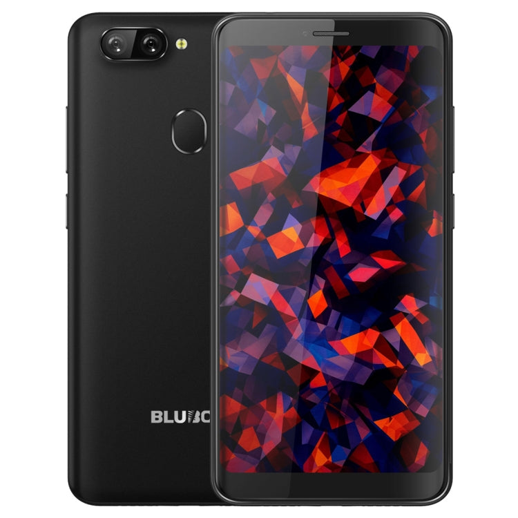 [HK Warehouse] BLUBOO D6 Pro, 2GB+16GB, Dual Back Cameras, Face ID & Fingerprint Identification, 5.5 inch 2.5D Curved Android 8.1 MTK6739V Quad Core up to 1.5GHz, Network: 4G, Dual SIM(Black)